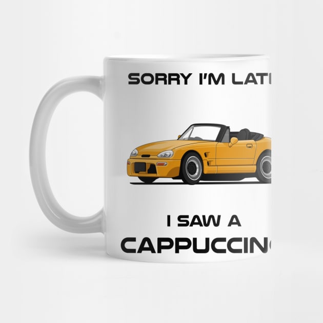 Sorry I'm Suzuki Cappuccino Classic Car Tshirt by DriveTheClassics